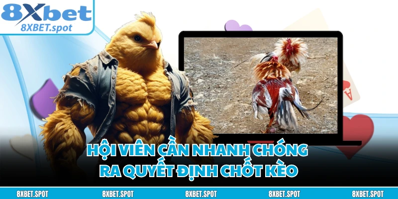 Hội viên cần nhanh chóng ra quyết định chốt kèo