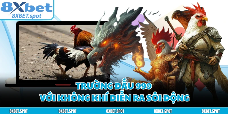 Trường đấu 999 với không khí diễn ra sôi động